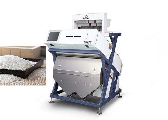 เครื่องคัดแยกสีข้าวอัจฉริยะ 2 รางป้อนการสั่นสะเทือน ISO9001