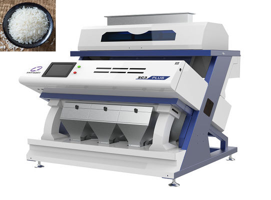 1170kg Ultra Low Air Consumption Rice Color Sorter ระบบการทํางานจอสัมผัส